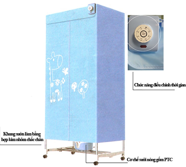Tủ sấy quần áo Kangaroo KG326